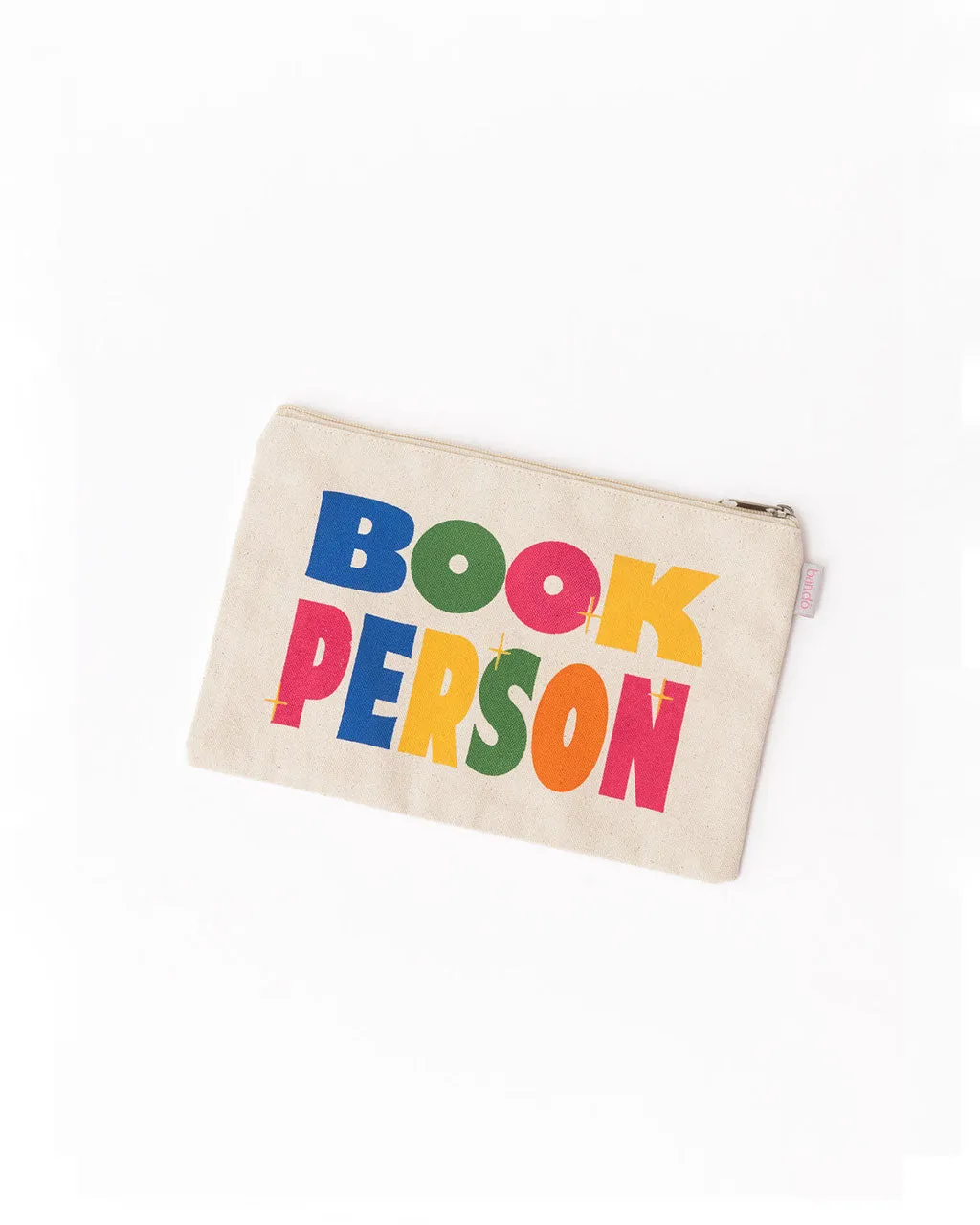 Canvas Pouch - Book Person