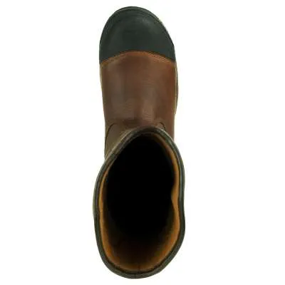 CARHARTT MEN'S GROUND FORCE 10” BROWN COMPOSITE TOE WELLINGTON WORK BOOT #CME1355