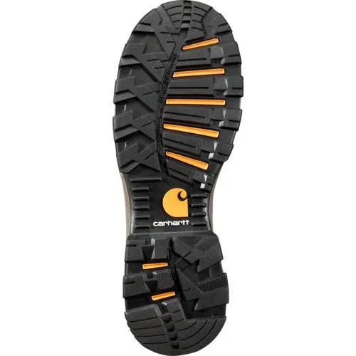 CARHARTT MEN'S GROUND FORCE 10” BROWN COMPOSITE TOE WELLINGTON WORK BOOT #CME1355