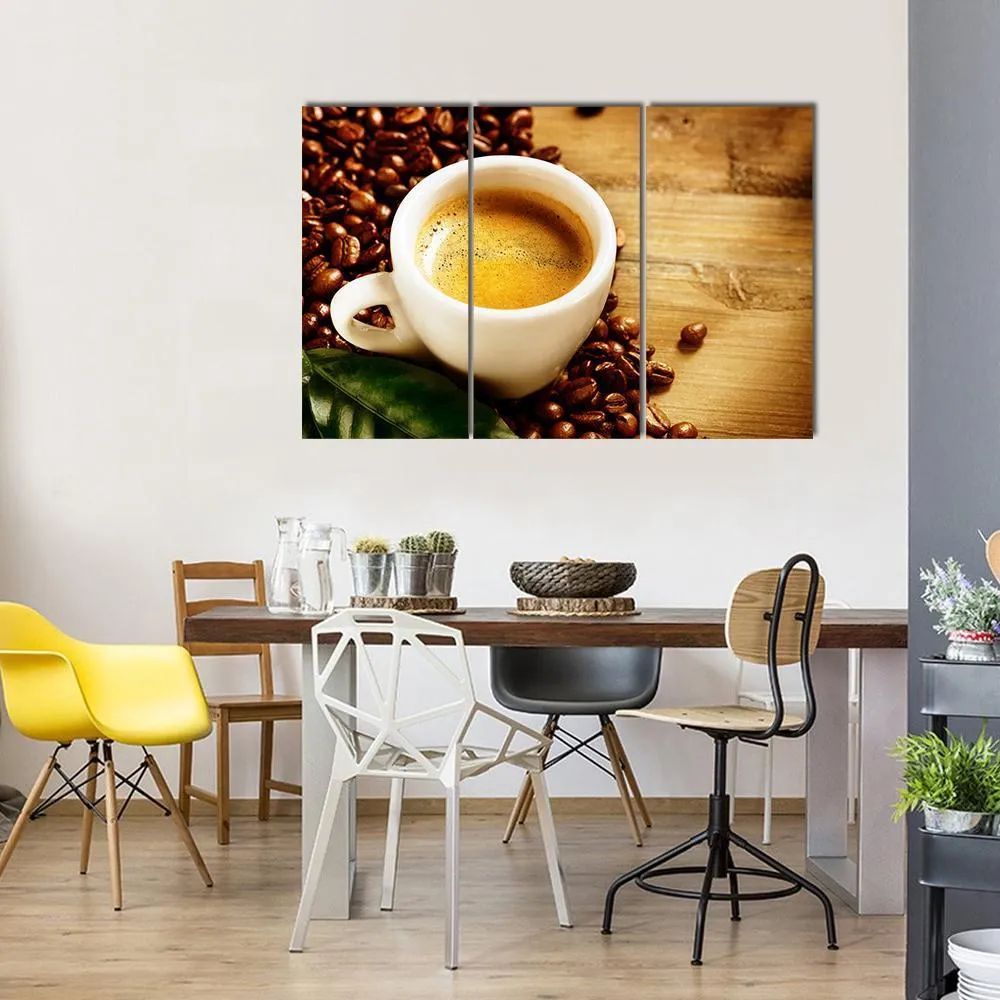 Coffee Espresso Canvas Wall Art