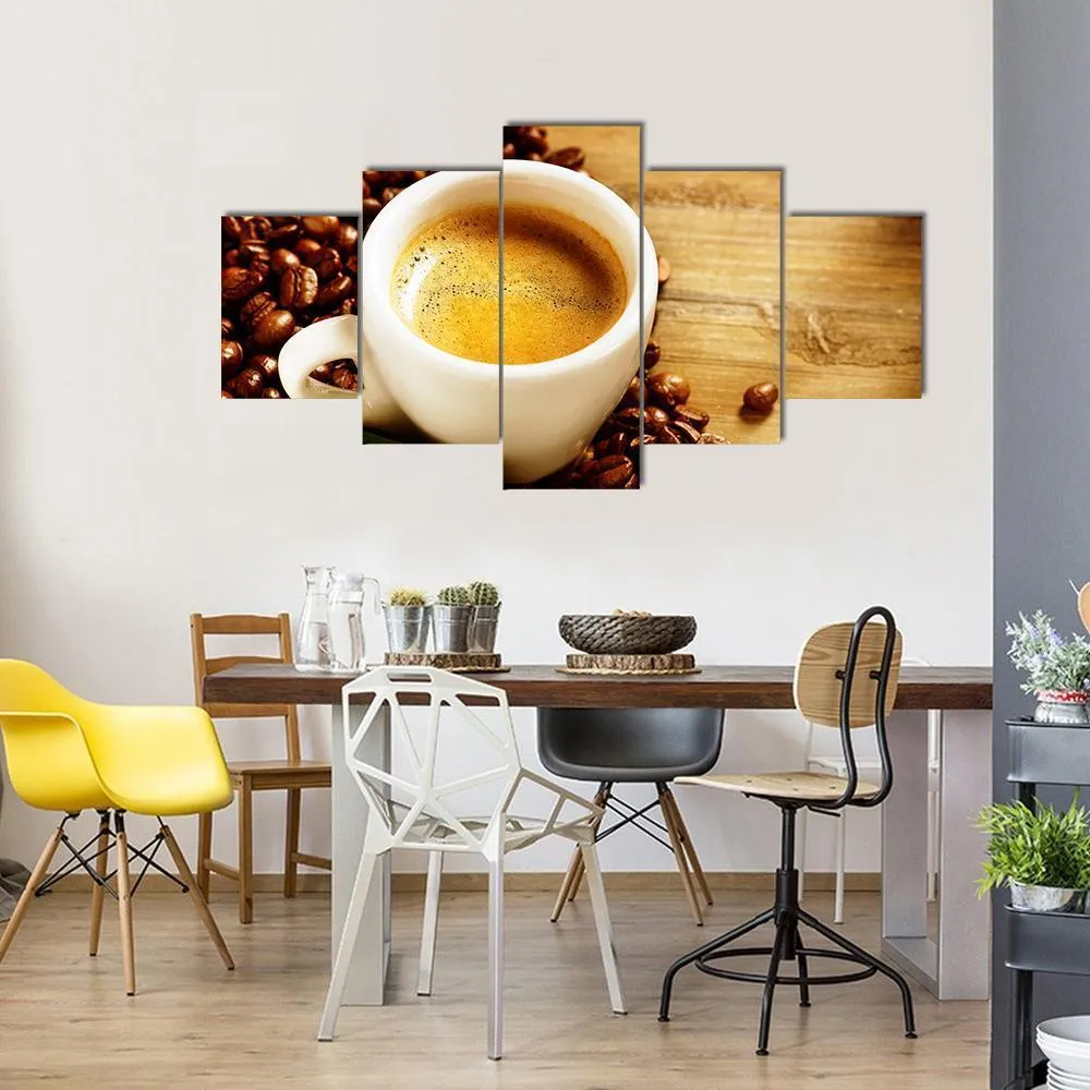 Coffee Espresso Canvas Wall Art