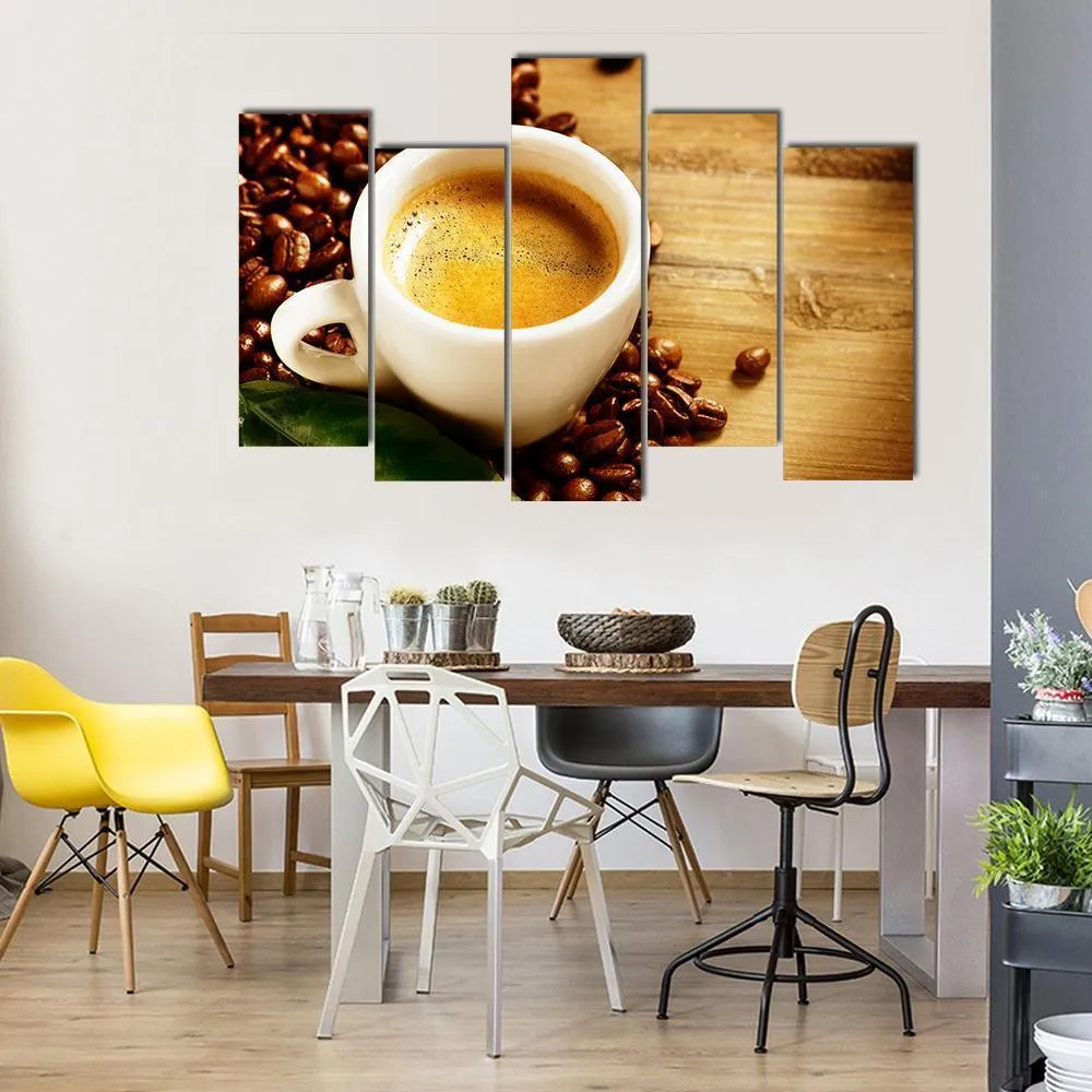 Coffee Espresso Canvas Wall Art