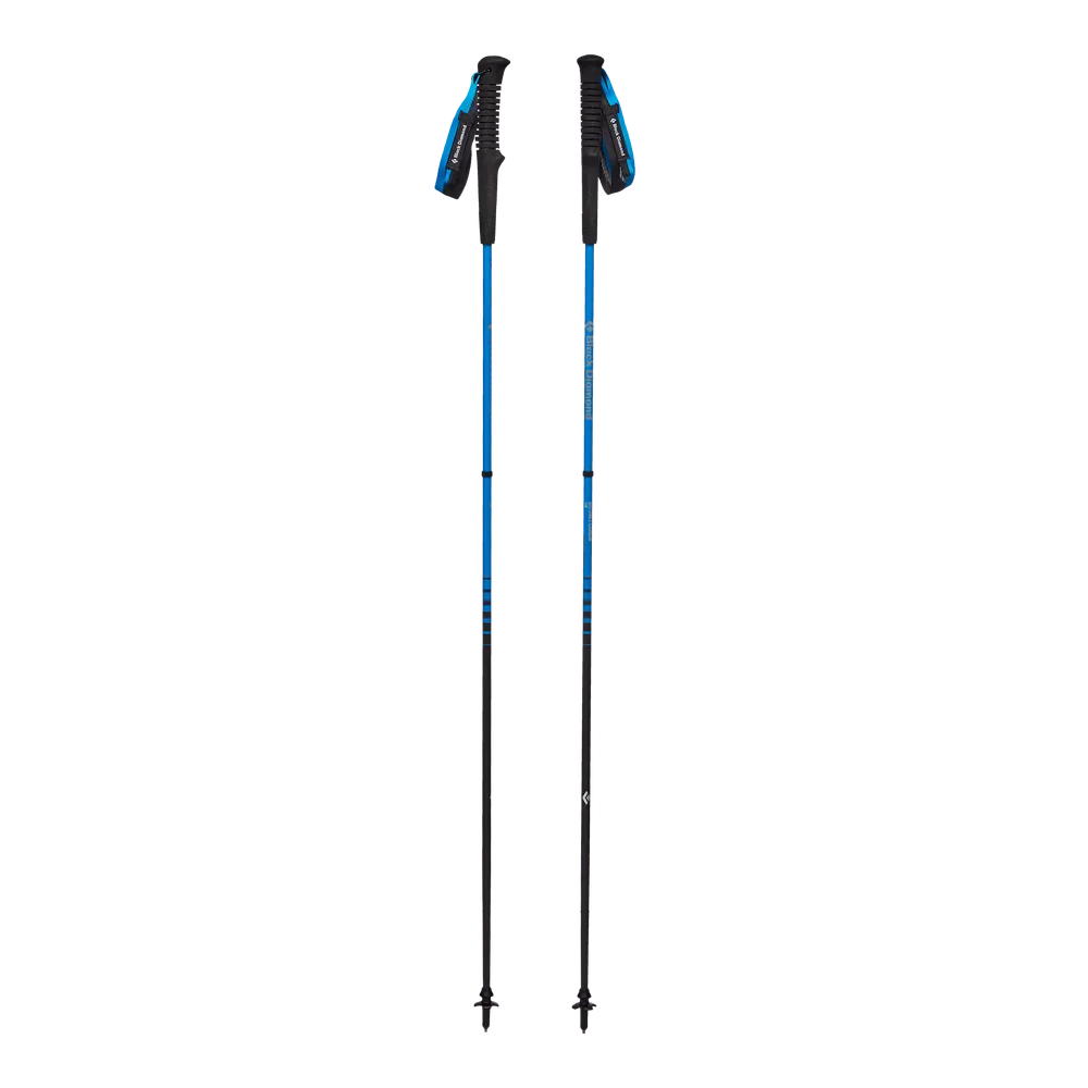Distance Carbon Running Poles - Ultra Blue - 130cm