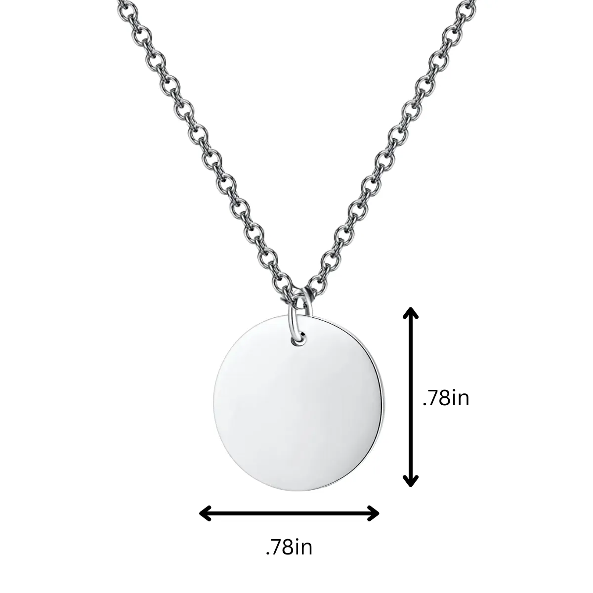 Engraved Cross Country XC Runner Necklace