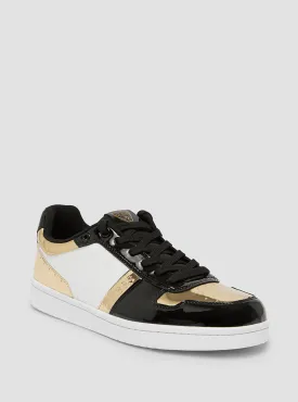 Gold Leazy Low Top Sneakers