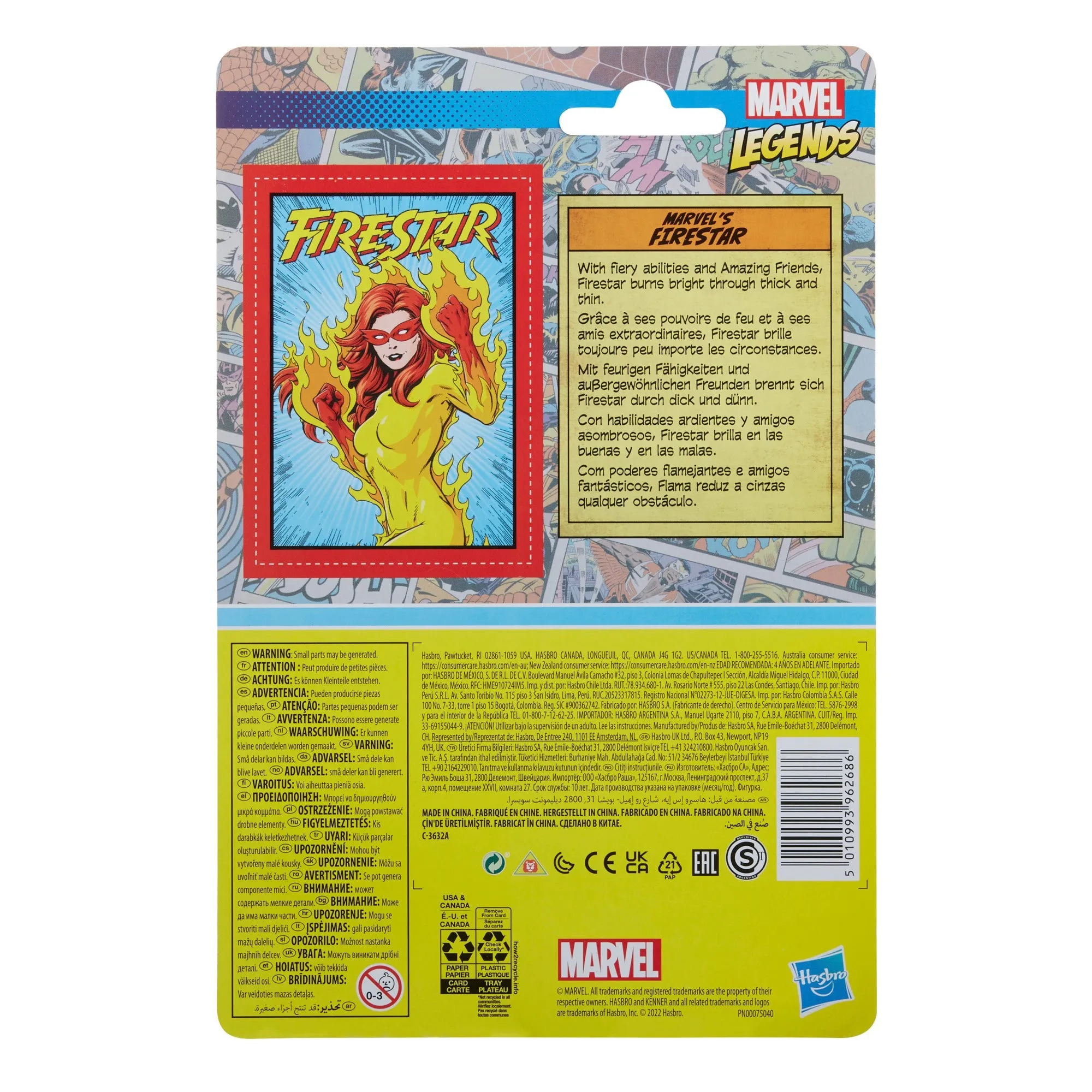 Hasbro Marvel Legends Retro 375 Marvel’s Firestar