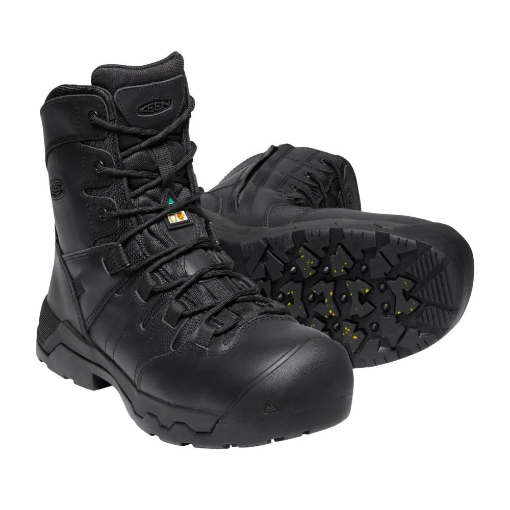 Keen Oshawa Men's 8 Inch Composite Toe Waterproof Work Boot With Side Zip - 1022107