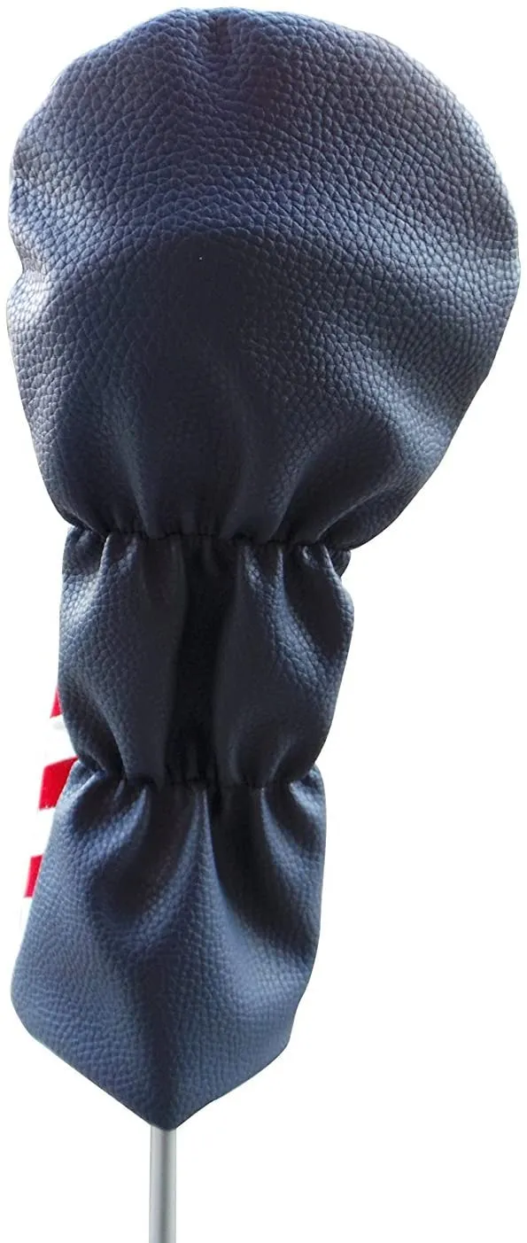 Majek Retro Golf Headcovers USA Vintage Leather Style