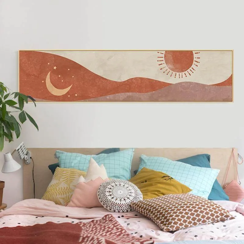 Nordic Minimal Wall Art Canvas Painting