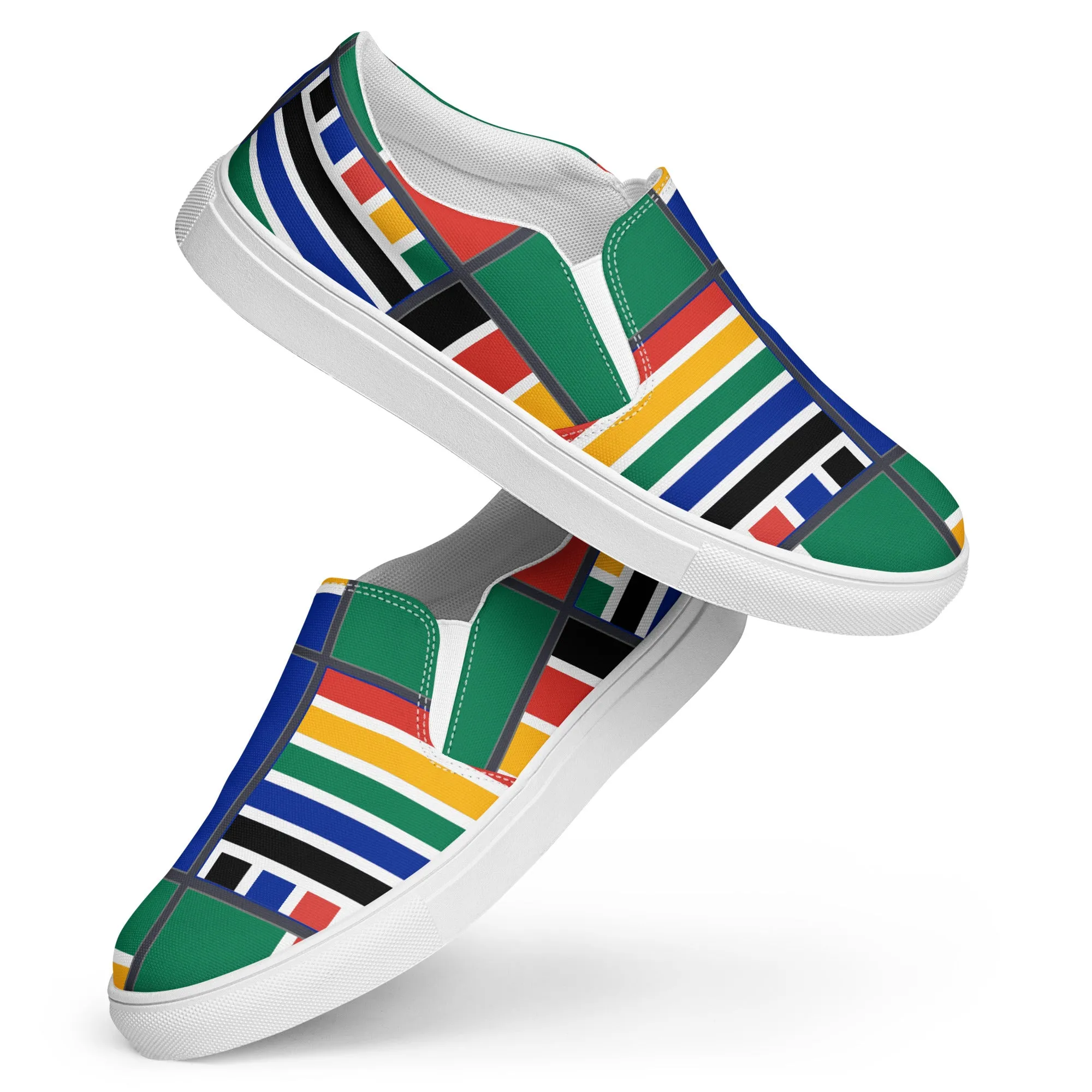 Rainbow Nation Women’s slip-on canvas shoes