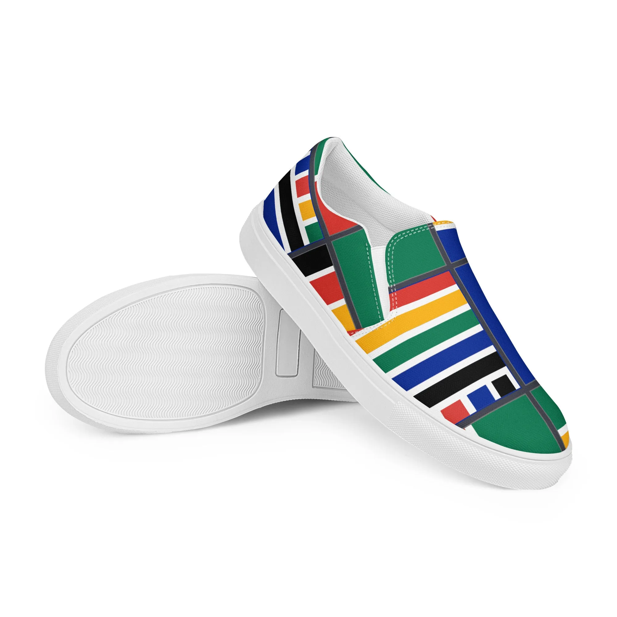 Rainbow Nation Women’s slip-on canvas shoes